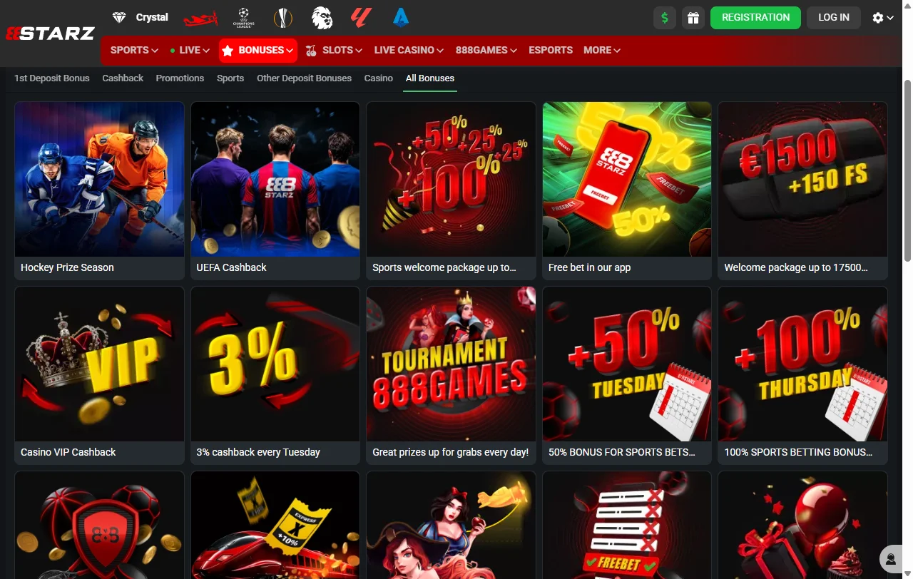 Catálogo de slots do 888Starz com títulos da Pragmatic Play e da NetEnt