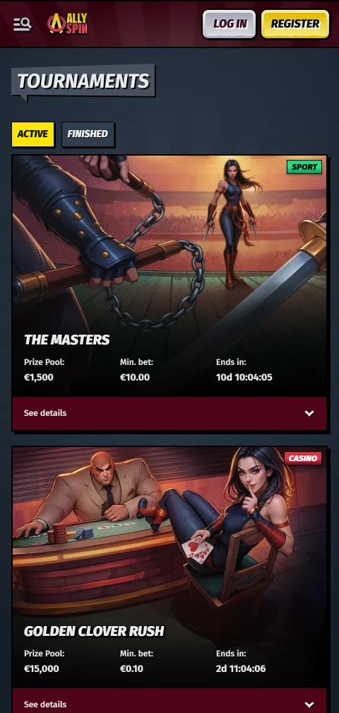 Métodos de pagamento do Allyspin Casino em Portugal, desde 10 € de depósito