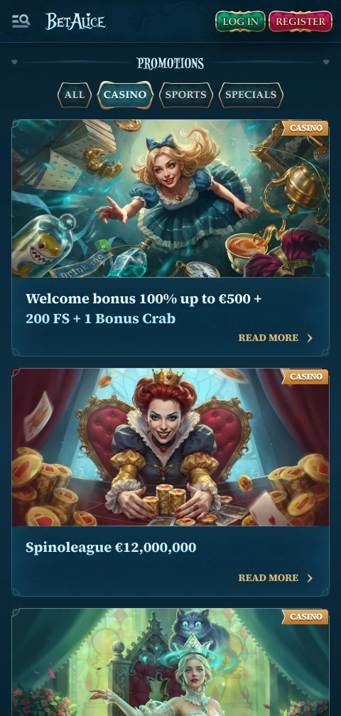 Pagamentos do BetAlice Casino em Portugal por MB Way, Multibanco e criptomoedas