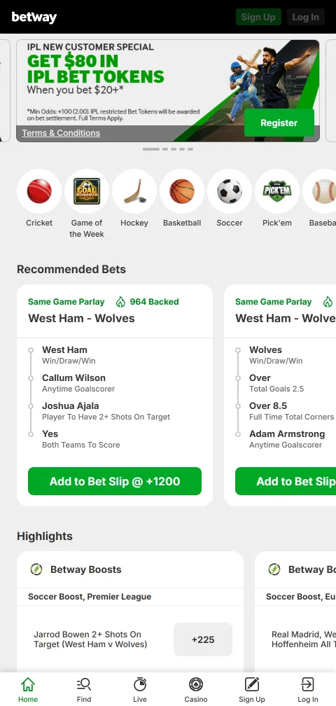 Licenças SRIJ 021 e 022 da Betway Casino e a respetiva revogação