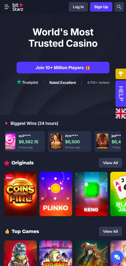 BitStarz no telemóvel, com site móvel em browser e sem aplicação nativa