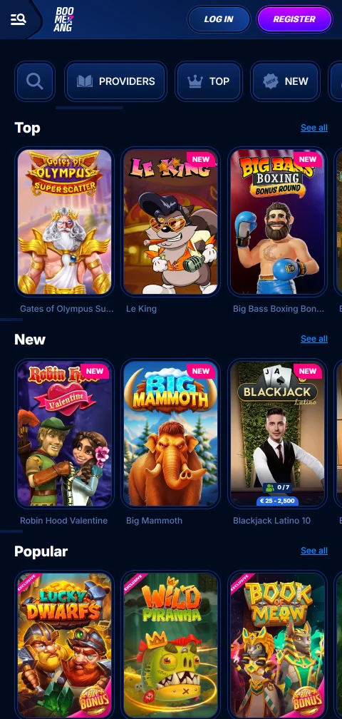 Licenciamento offshore e verificação KYC no Boomerang Casino