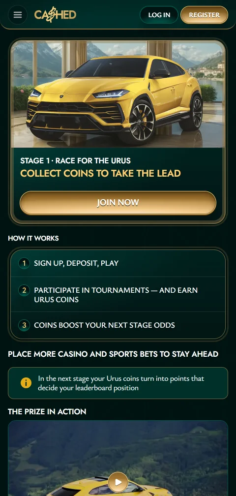 Informação de licença e segurança do Cashed Casino sob jurisdição de Curaçau