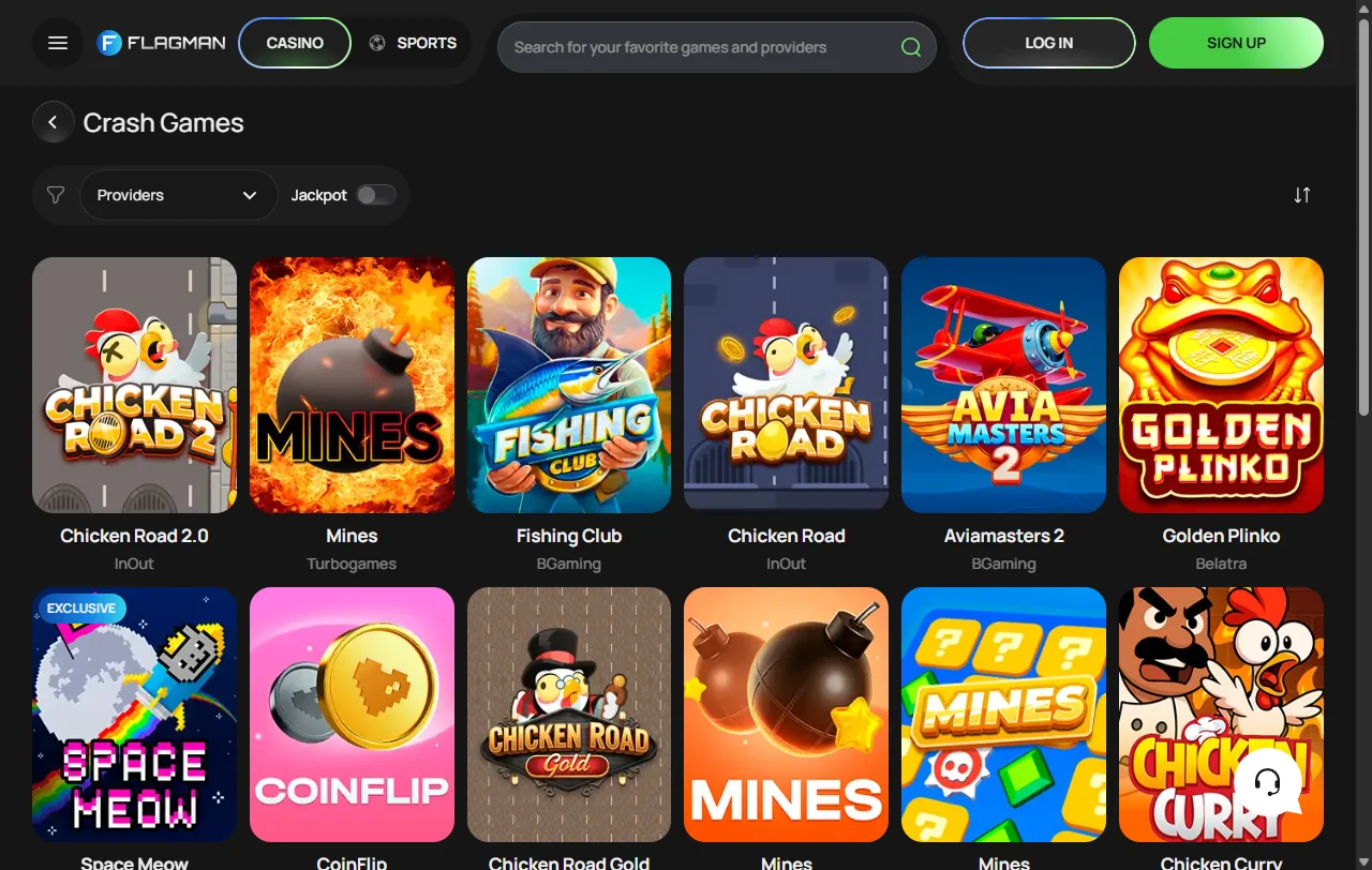 Oferta de boas-vindas do Flagman Casino com percentagem e rodadas grátis