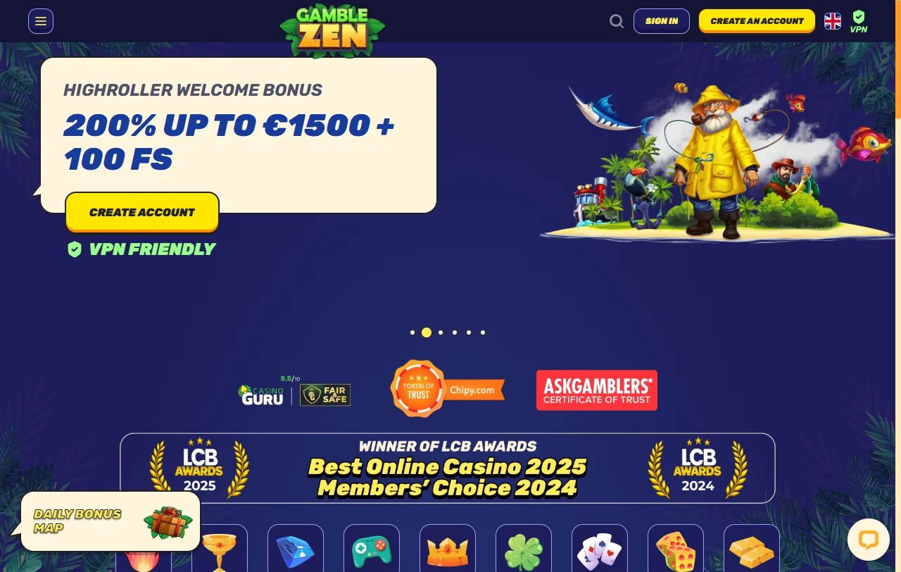 Visão geral do Gamblezen para jogadores em Portugal, com licença de Curaçao