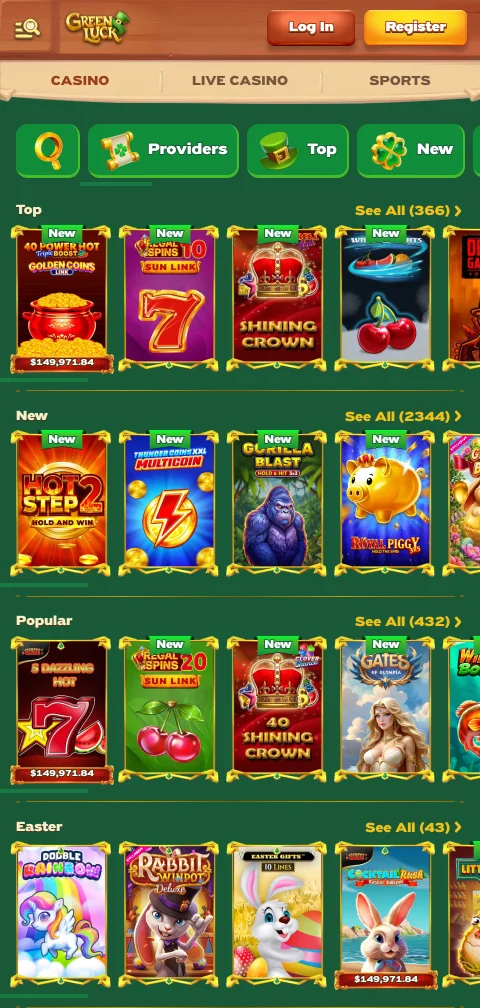 Promoção de cashback semanal em mesas ao vivo do GreenLuck Casino