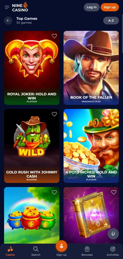 Pagamentos do Nine Casino em euros por cartões, carteiras e criptomoedas