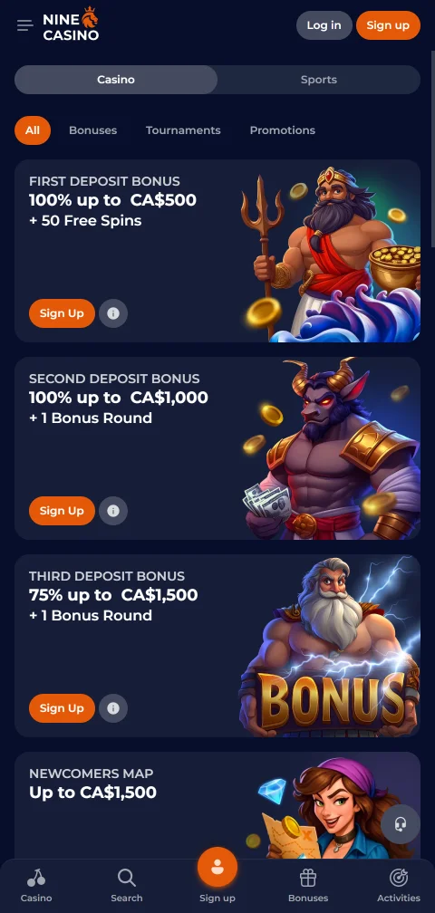 Licença OGL/2024/1267/0760 do Nine Casino emitida pela Curaçao Gaming Authority