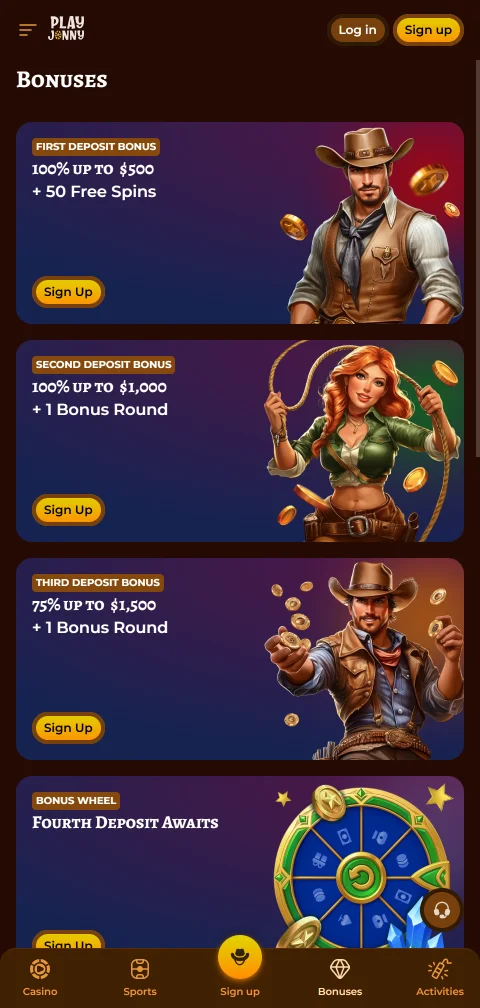 Métodos de pagamento do PlayJonny Casino, de cartões a criptomoedas
