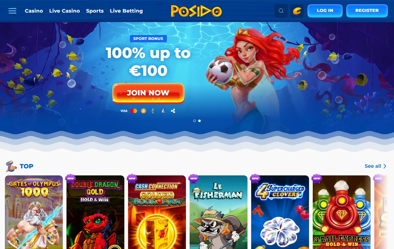 Visão geral do Posido Casino para jogadores em Portugal, com dados essenciais