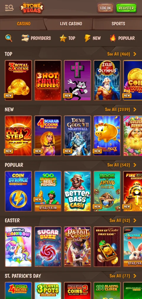 Área de jogo responsável do StoneVegas Casino com limites e autoexclusão