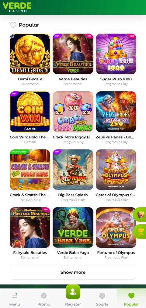 Licença de Curaçao e ferramentas de controlo de jogo do Verde Casino