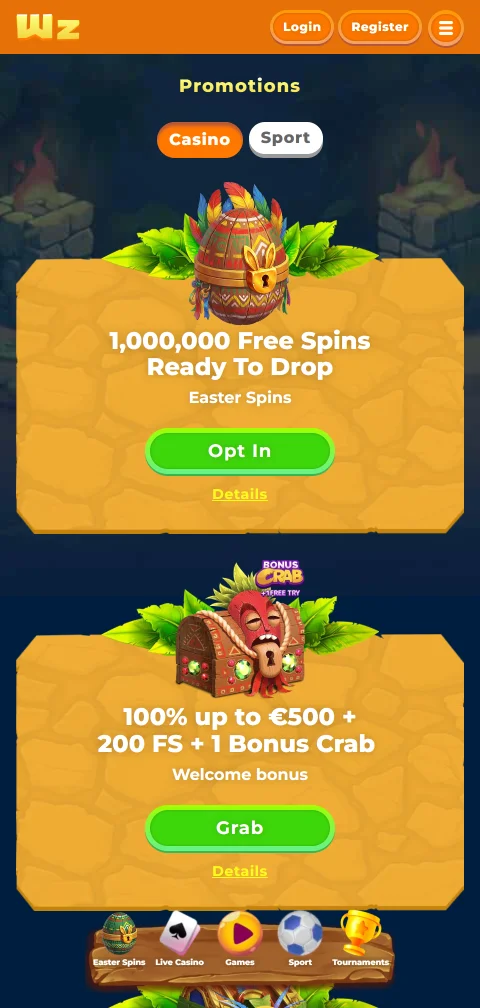 Métodos de pagamento em euros aceites pelo Wazamba Casino, incluindo Multibanco