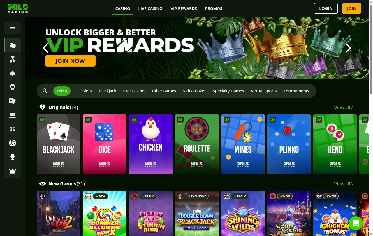 Wild Casino e o posicionamento da plataforma offshore para jogadores em Portugal