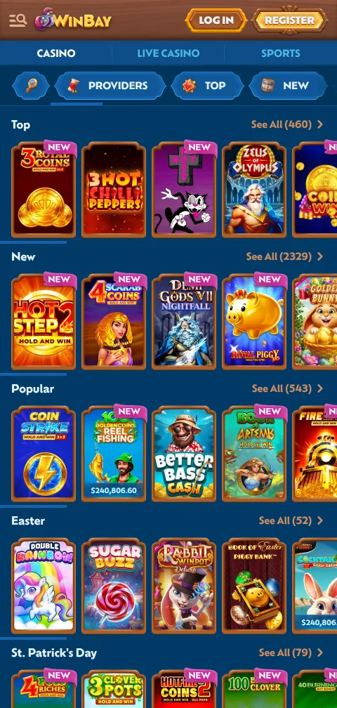Licença de Anjouan e encriptação SSL do WinBay Casino